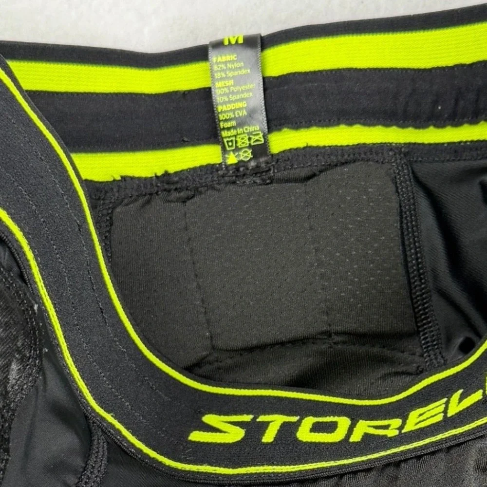 Storelli Men's Bodyshield Goalkeeper Slider Shorts Black Medium